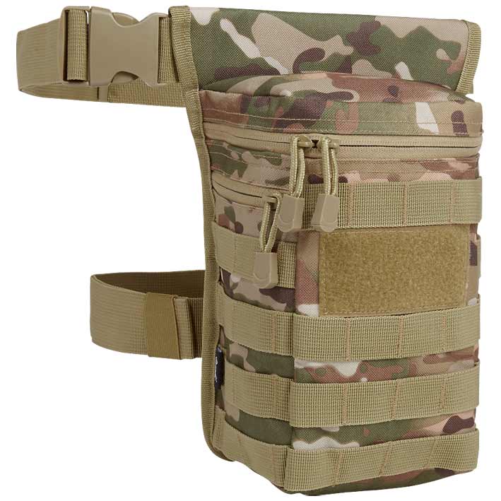 8063161 Brandit Side Leg Kick Bag No2 Tactical Camo