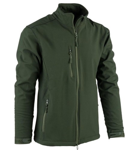 SoftShell Outdoor jacket Olive 100% WaterResisant Fostex