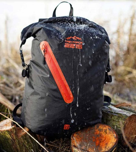 351740 Beavertrail Drybag 22lit Black-Orange Task Force 2215