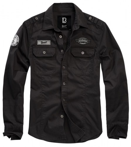40232 Luis Vintage Black Longsleeve shirt Brandit