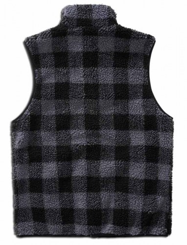 502528 Teddyfleece Vest Grey-Black Brandit