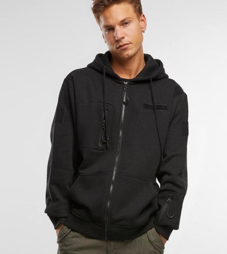 50262 Fleece Ripstop Jacket Black Brandit