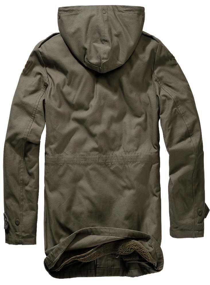 Μπουφάν με κουκούλα BW Parka Forest Olive - Image 2