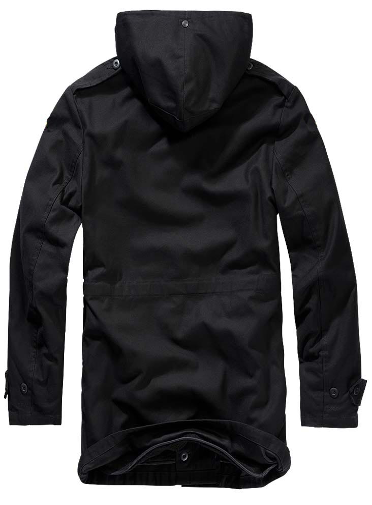 Μπουφάν με κουκούλα BW Parka Forest Black - Image 2