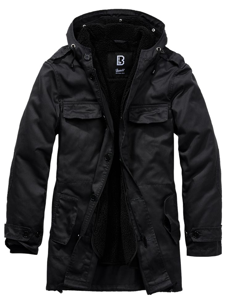 Μπουφάν με κουκούλα BW Parka Forest Black