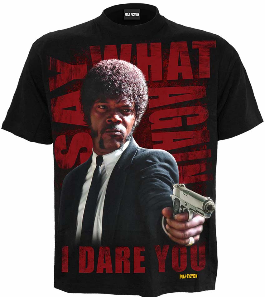 Tshirt Pulp Fiction - Say What Again (3+1 ΔΩΡΟ)